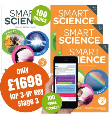 Smart Science Special Offer Pack - 3 year Key Stage 3 with eBook App